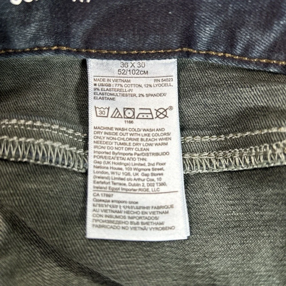 Banana Republic Jeans Men's 36x30 (38x30) Dark Wash Traveler Slim Fit Stretch